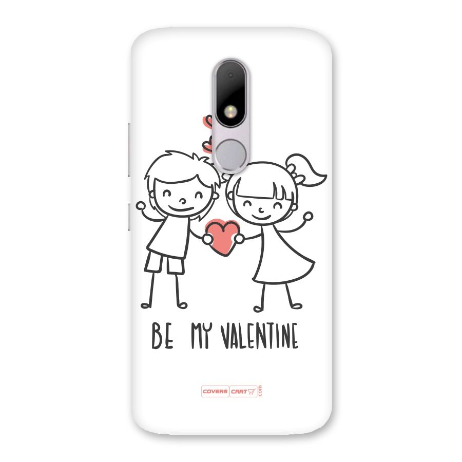 Be My Valentine Back Case for Moto M