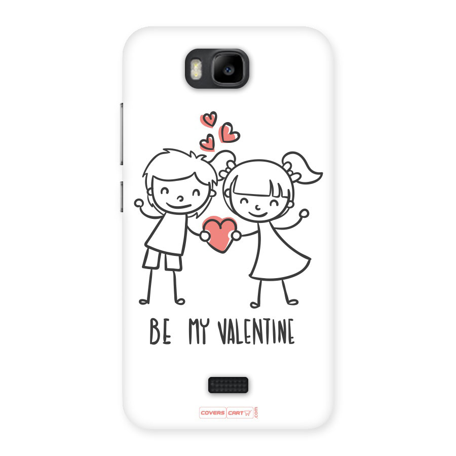 Be My Valentine Back Case for Honor Bee