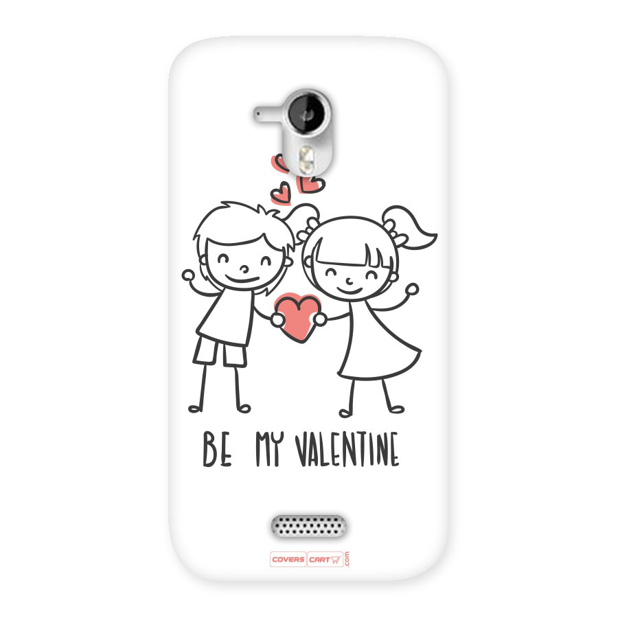 Be My Valentine Back Case for Micromax Canvas HD A116