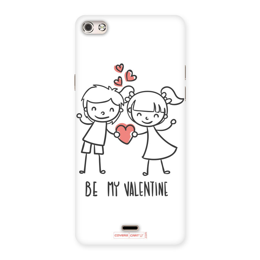 Be My Valentine Back Case for Micromax Canvas Silver 5