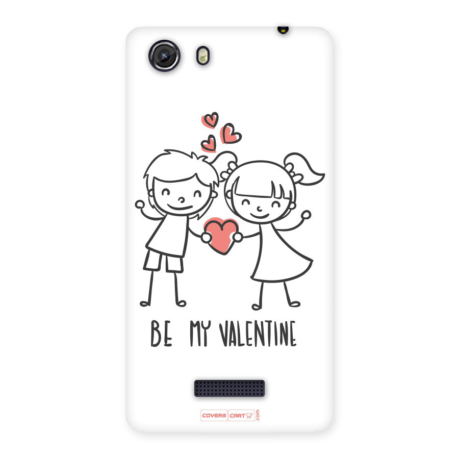 Be My Valentine Back Case for Micromax Unite 3