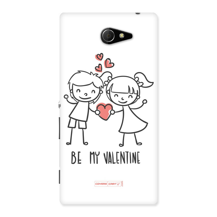 Be My Valentine Back Case for Sony Xperia M2