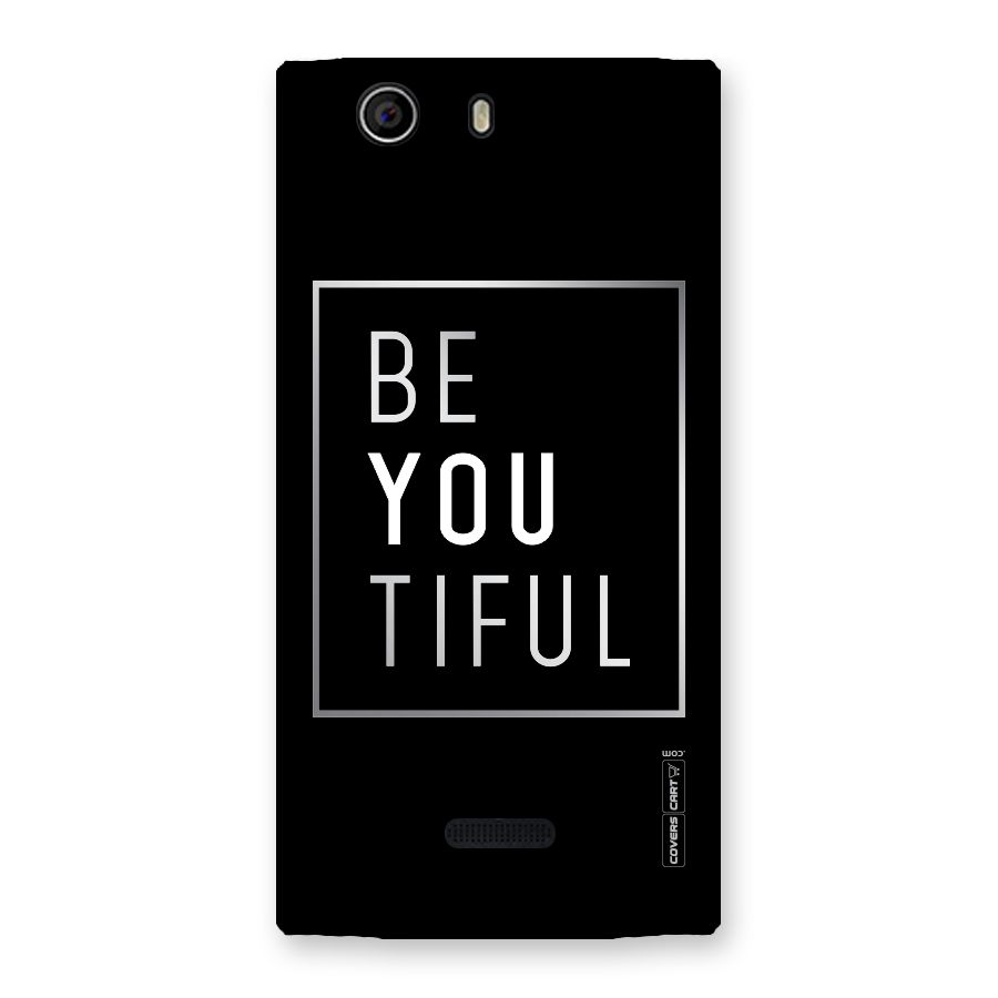 Be You Beautiful Back Case for Canvas Nitro 2 E311