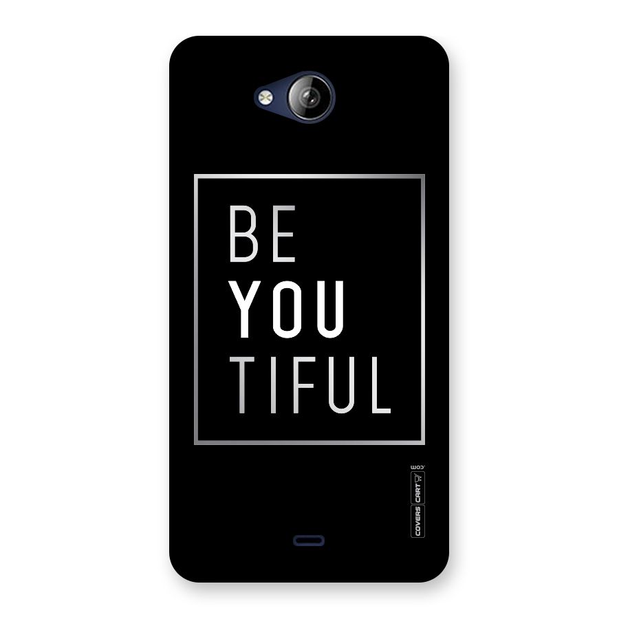 Be You Beautiful Back Case for Canvas Play Q355