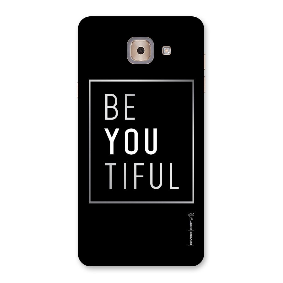 Be You Beautiful Back Case for Galaxy J7 Max