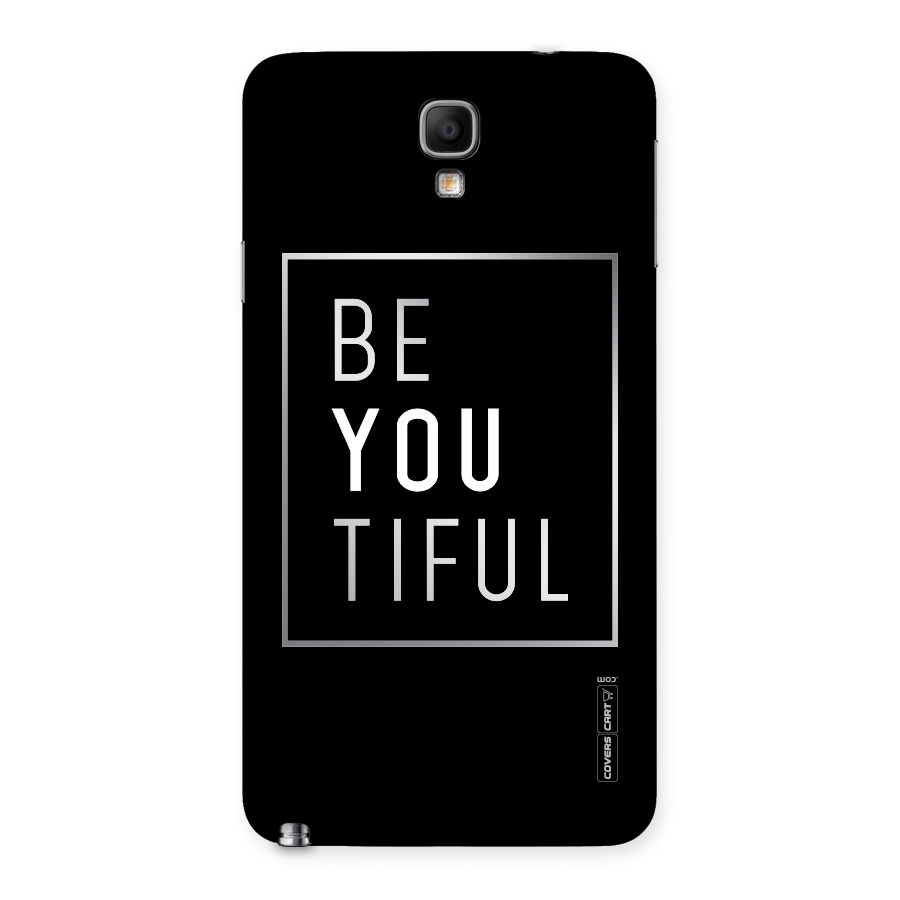 Be You Beautiful Back Case for Galaxy Note 3 Neo