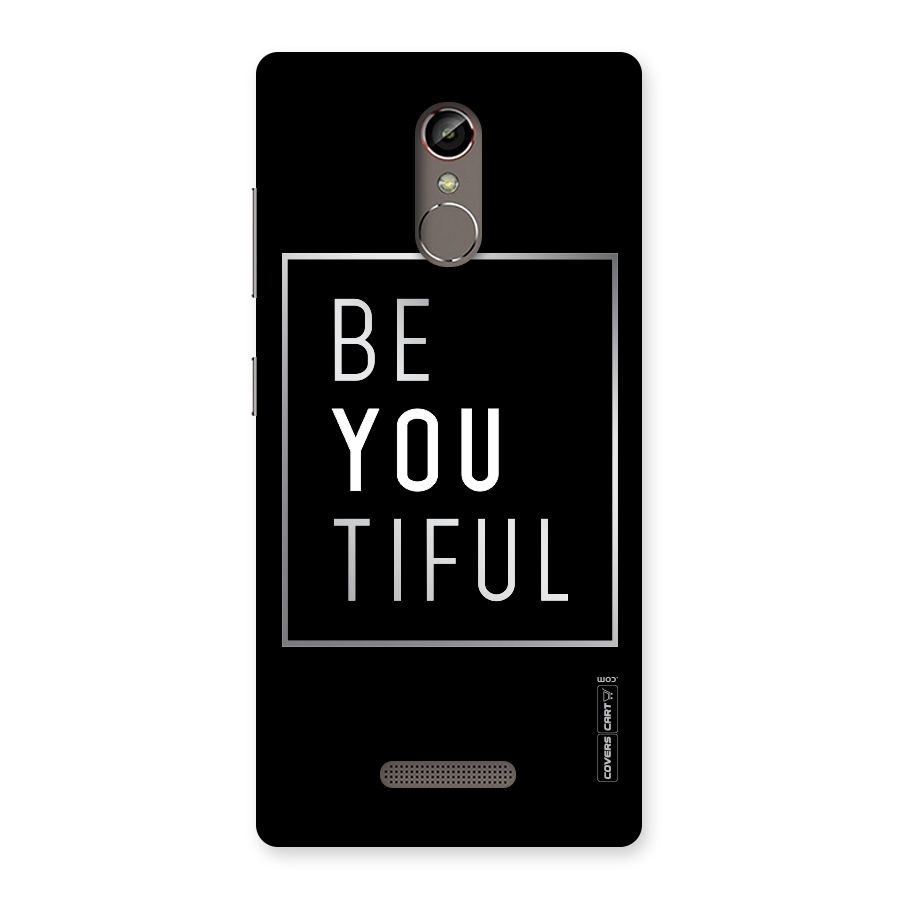 Be You Beautiful Back Case for Gionee S6s