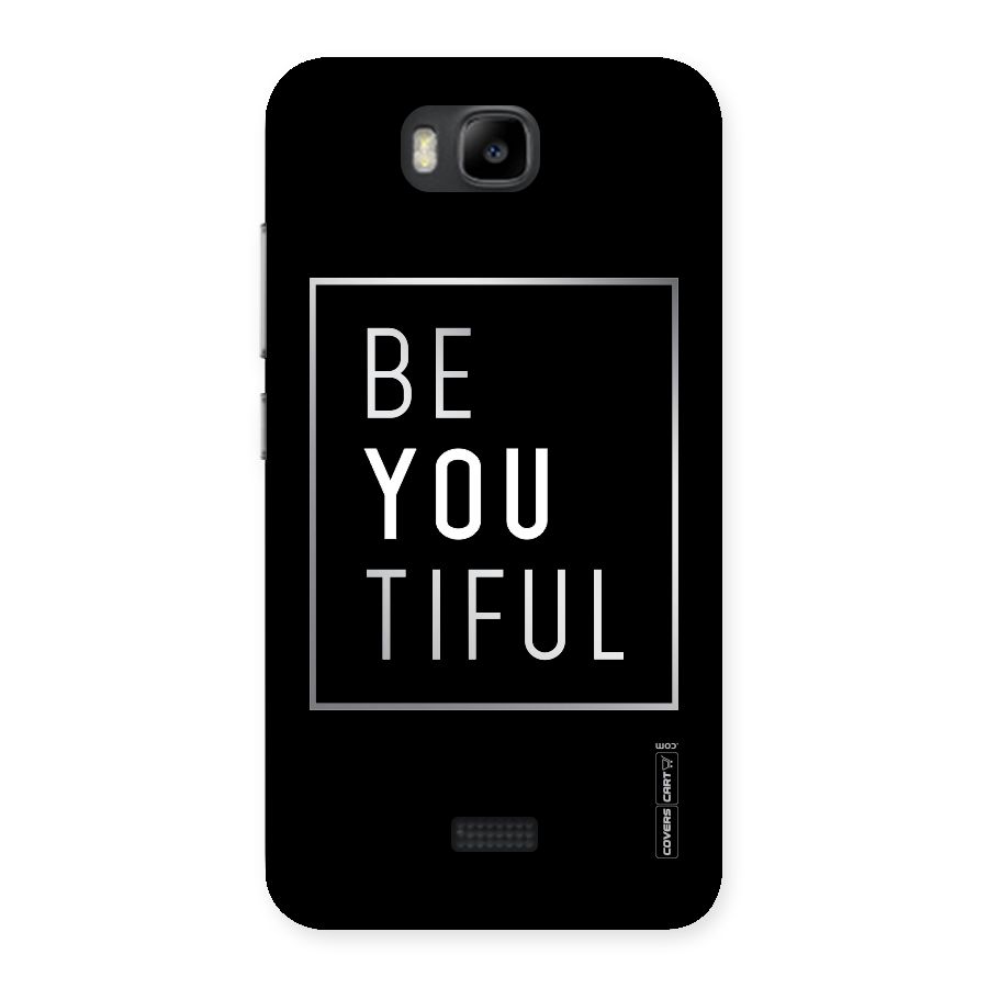 Be You Beautiful Back Case for Honor Bee