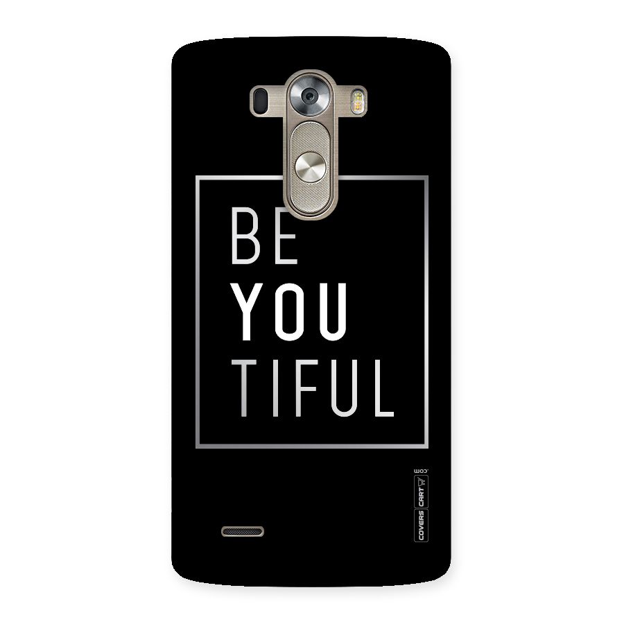 Be You Beautiful Back Case for LG G3