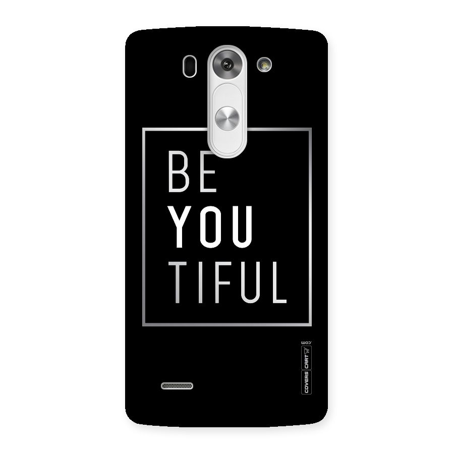 Be You Beautiful Back Case for LG G3 Mini