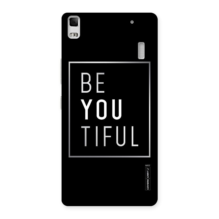 Be You Beautiful Back Case for Lenovo A7000