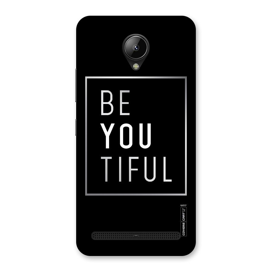 Be You Beautiful Back Case for Lenovo C2