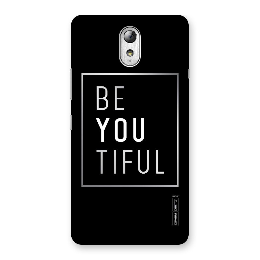 Be You Beautiful Back Case for Lenovo Vibe P1M