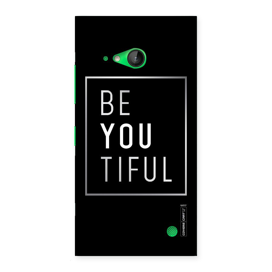 Be You Beautiful Back Case for Lumia 730