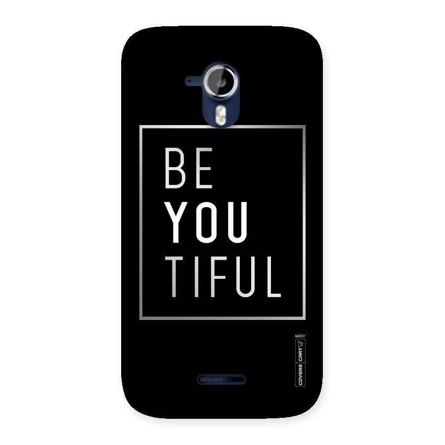 Be You Beautiful Back Case for Micromax Canvas Magnus A117