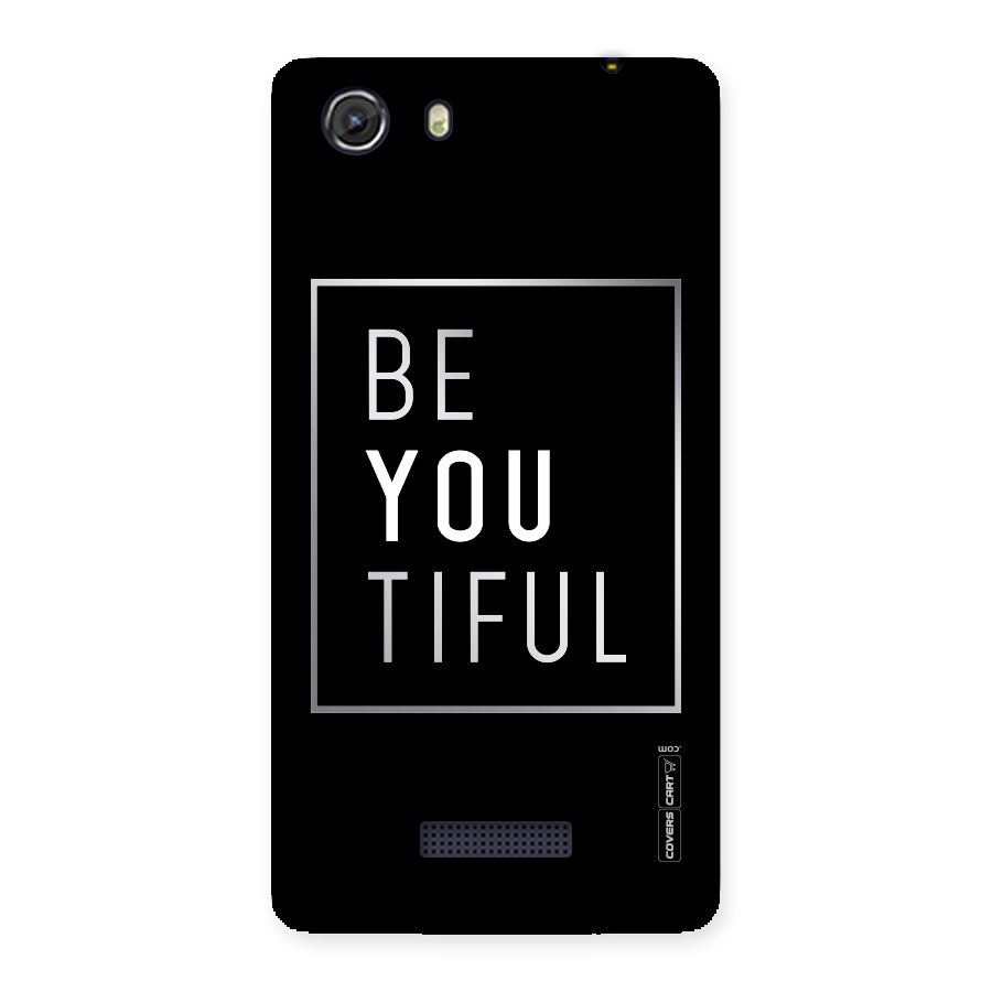 Be You Beautiful Back Case for Micromax Unite 3
