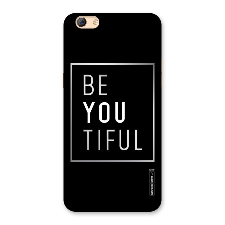 Be You Beautiful Back Case for Oppo F3 Plus