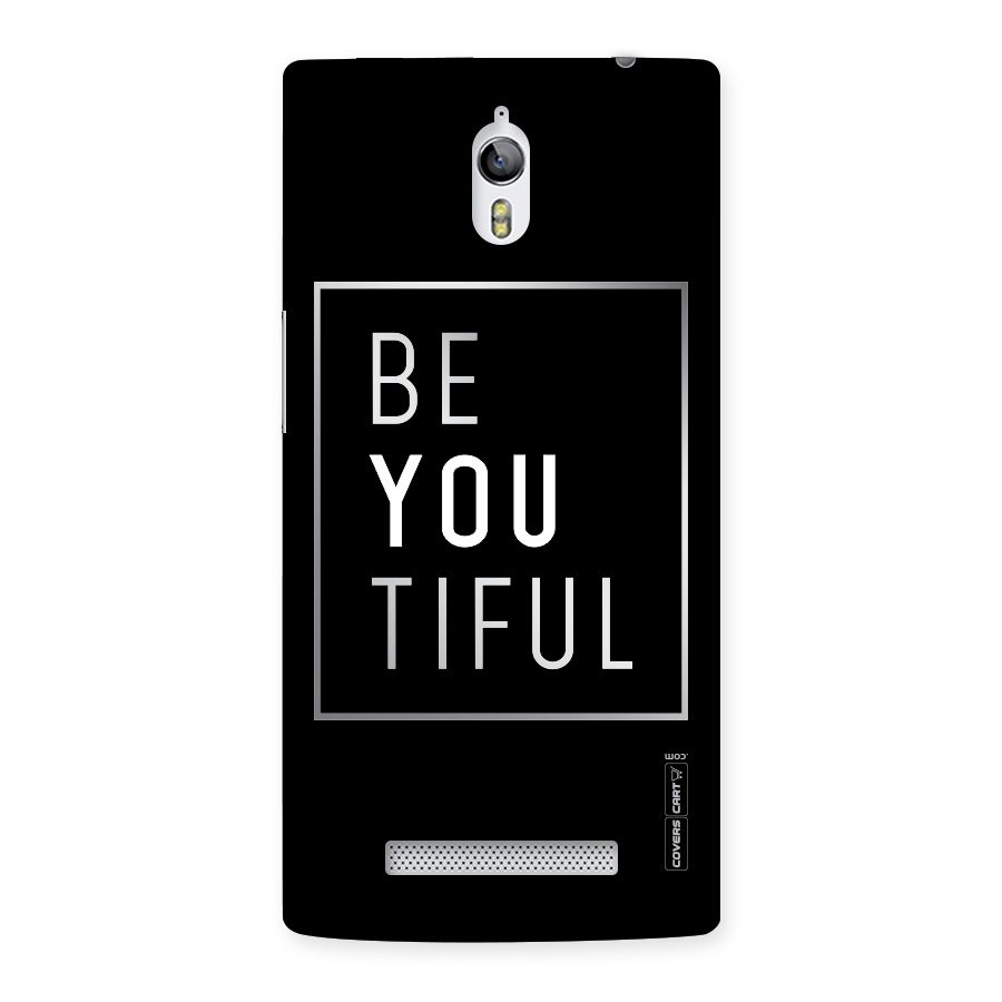 Be You Beautiful Back Case for Oppo Find 7