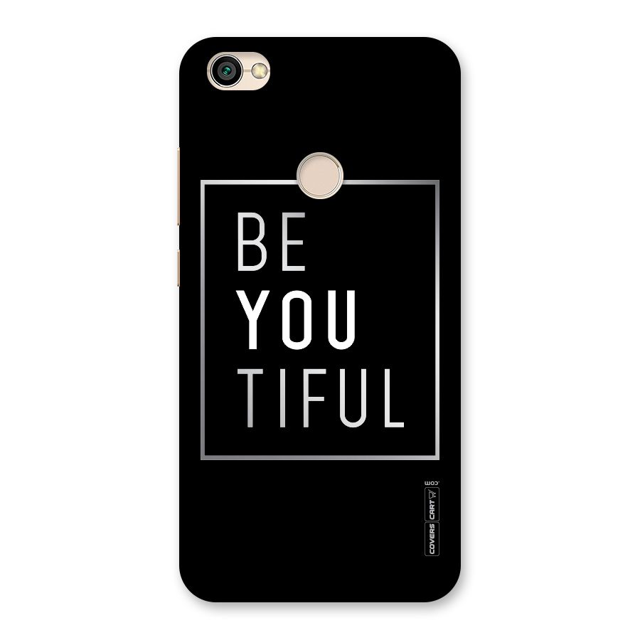 Be You Beautiful Back Case for Redmi Y1 2017