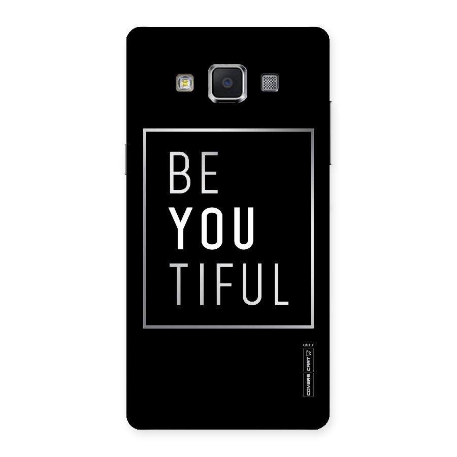 Be You Beautiful Back Case for Samsung Galaxy A5