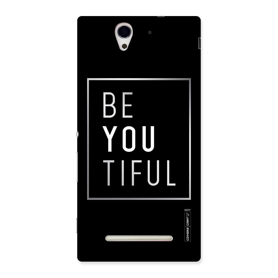 Be You Beautiful Back Case for Sony Xperia C3