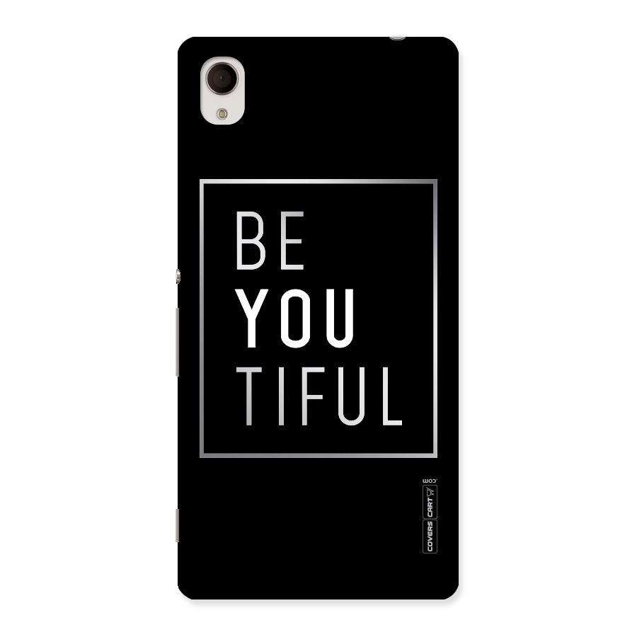 Be You Beautiful Back Case for Sony Xperia M4