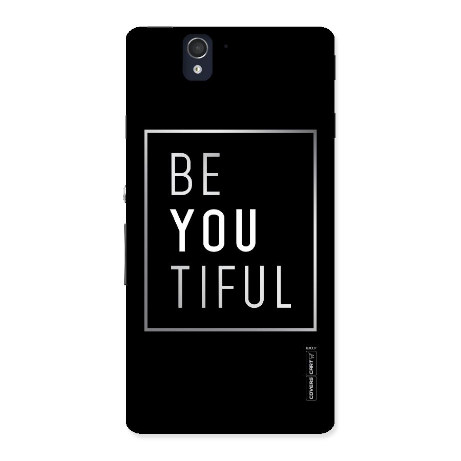 Be You Beautiful Back Case for Sony Xperia Z