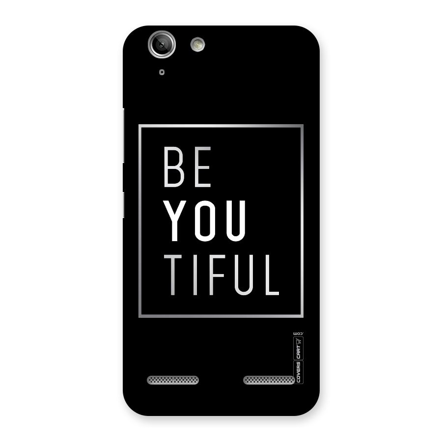 Be You Beautiful Back Case for Vibe K5 Plus