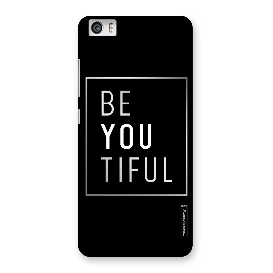 Be You Beautiful Back Case for Xiaomi Redmi Mi5