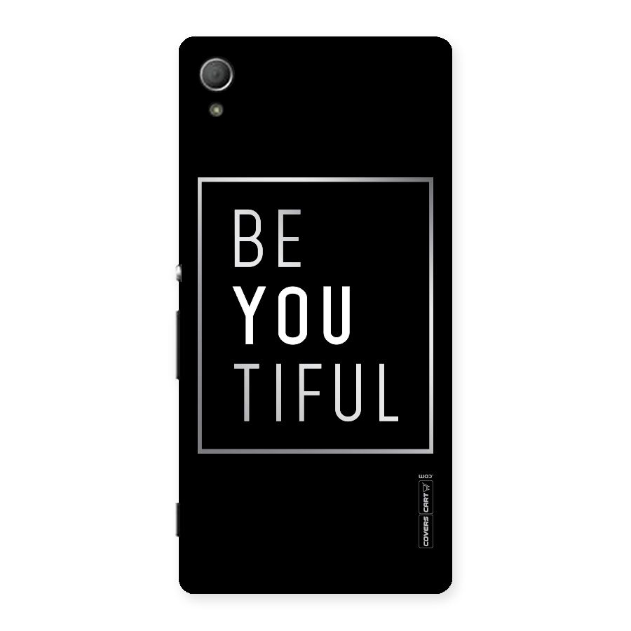Be You Beautiful Back Case for Xperia Z3 Plus