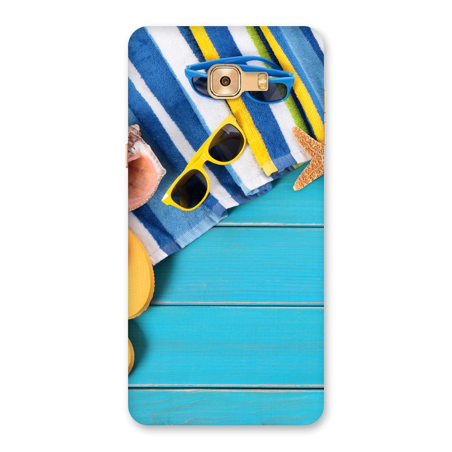 Beach Ready Back Case for Galaxy C9 Pro