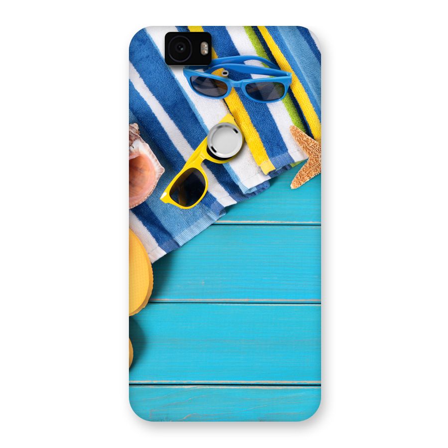 Beach Ready Back Case for Google Nexus-6P