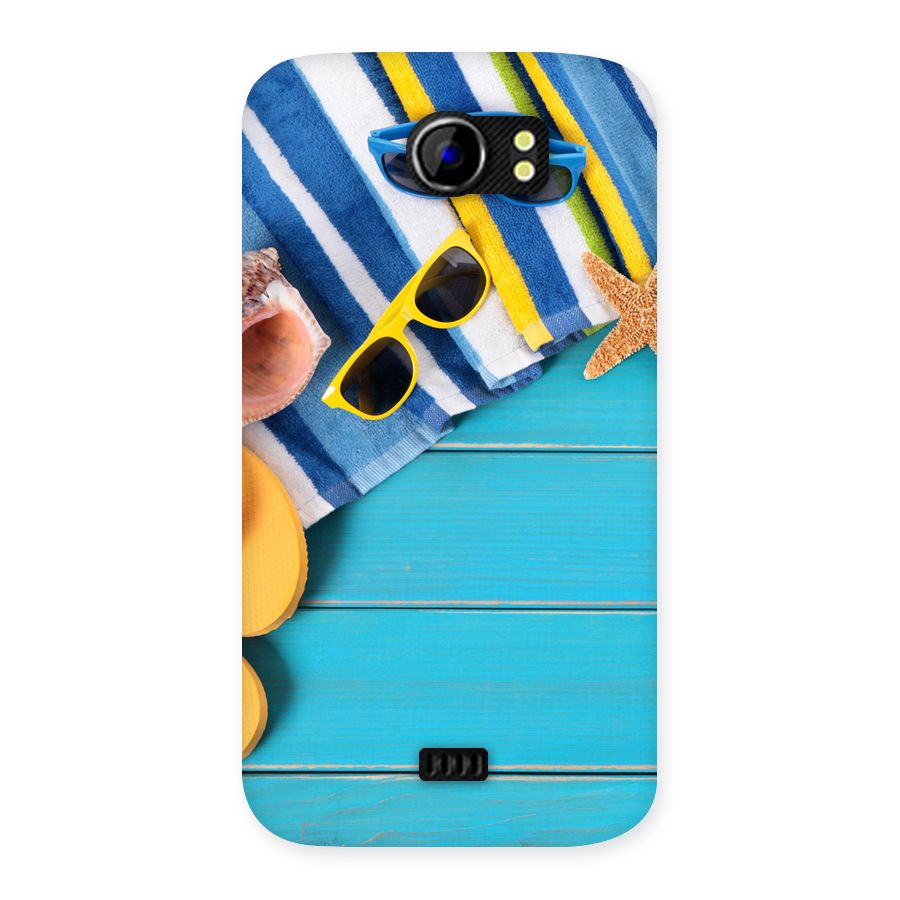 Beach Ready Back Case for Micromax Canvas 2 A110