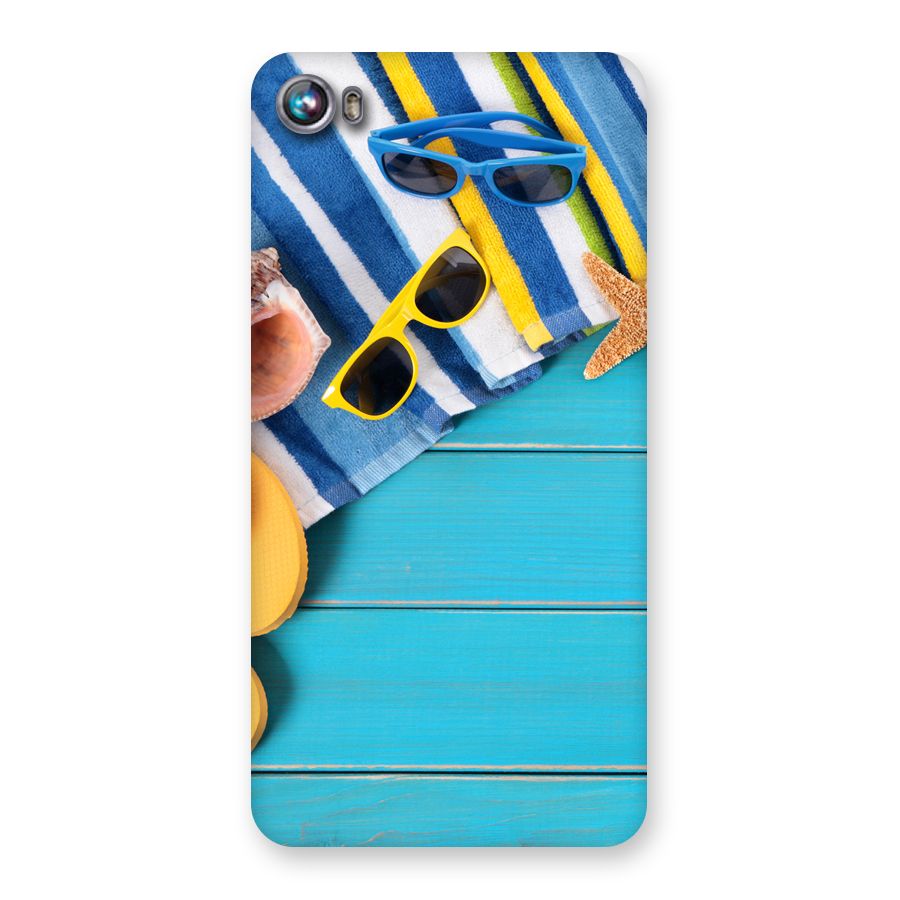 Beach Ready Back Case for Micromax Canvas Fire 4 A107