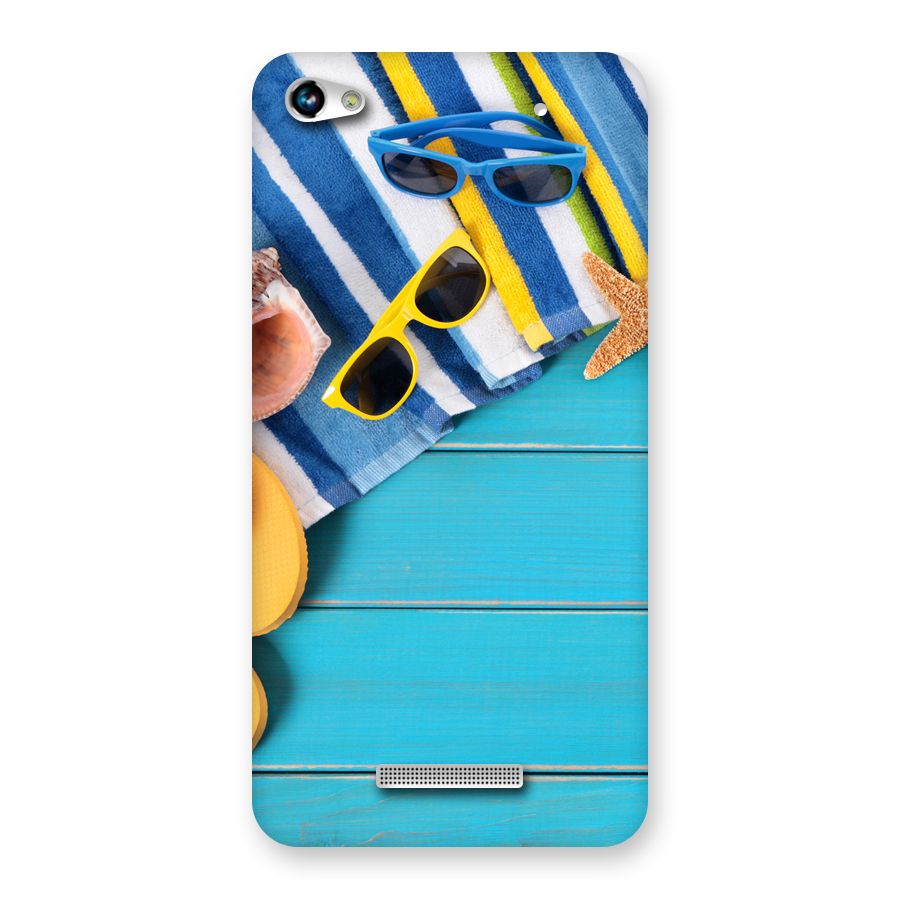 Beach Ready Back Case for Micromax Hue 2
