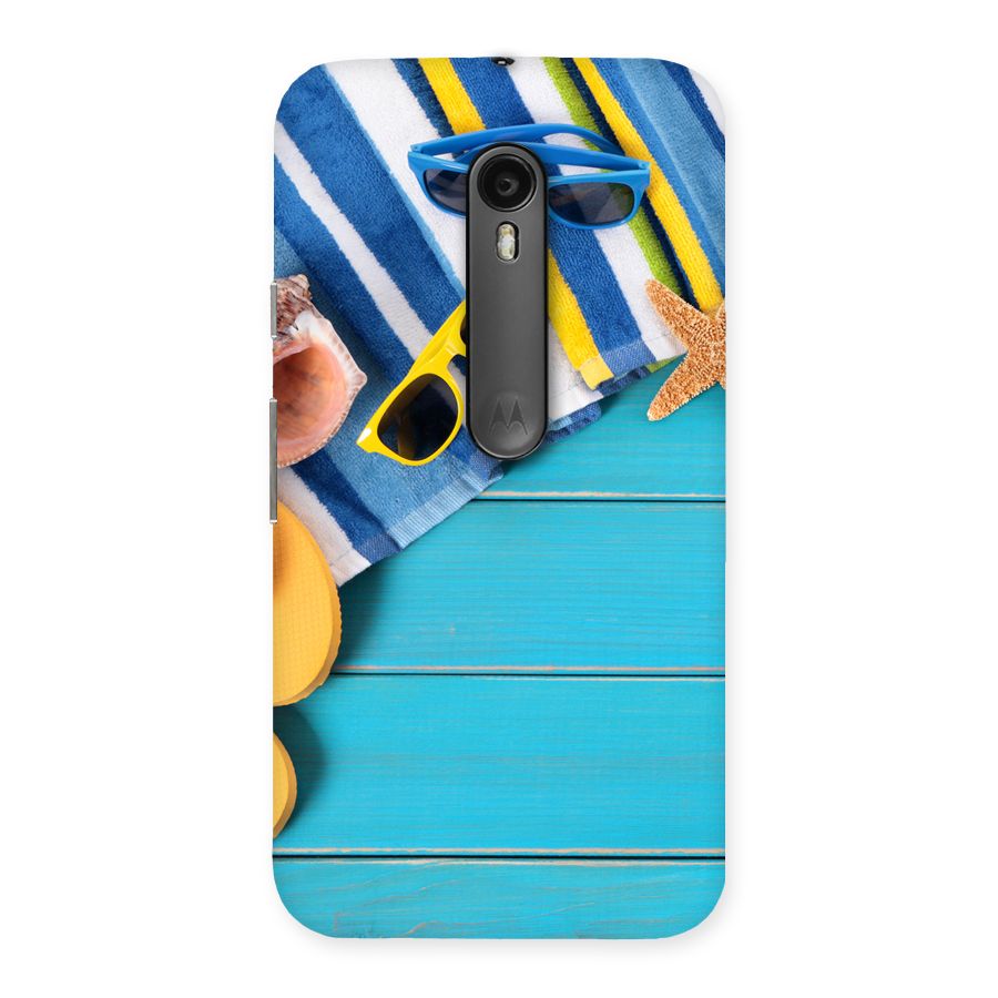 Beach Ready Back Case for Moto G Turbo