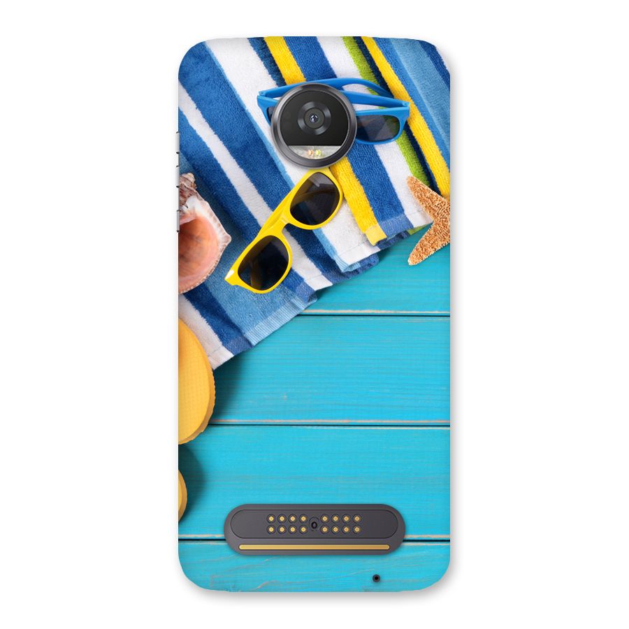 Beach Ready Back Case for Moto Z2 Play