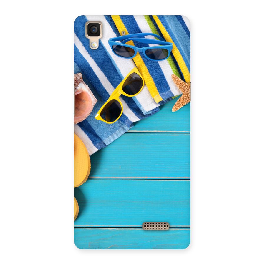 Beach Ready Back Case for Oppo R7