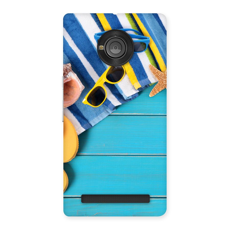 Beach Ready Back Case for Yu Yunique