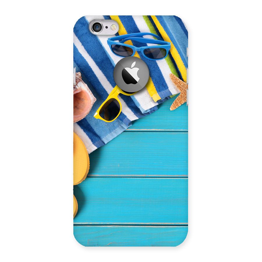 Beach Ready Back Case for iPhone 6 Logo Cut