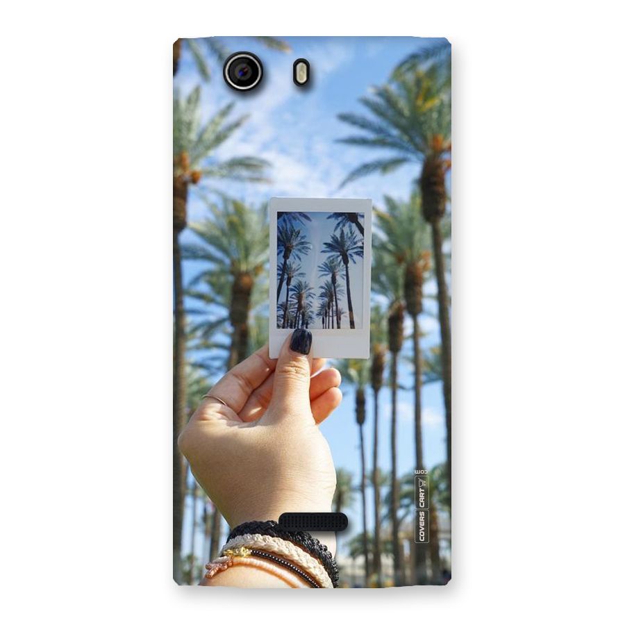 Beach Trees Back Case for Canvas Nitro 2 E311