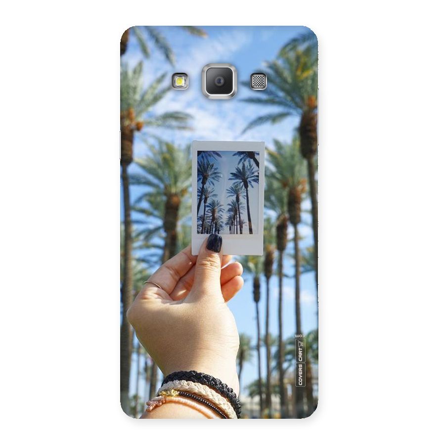 Beach Trees Back Case for Galaxy A7