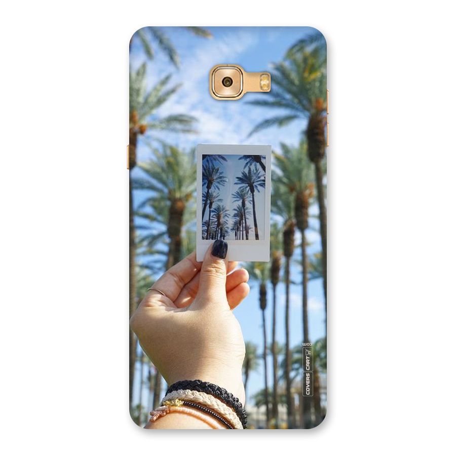 Beach Trees Back Case for Galaxy C9 Pro