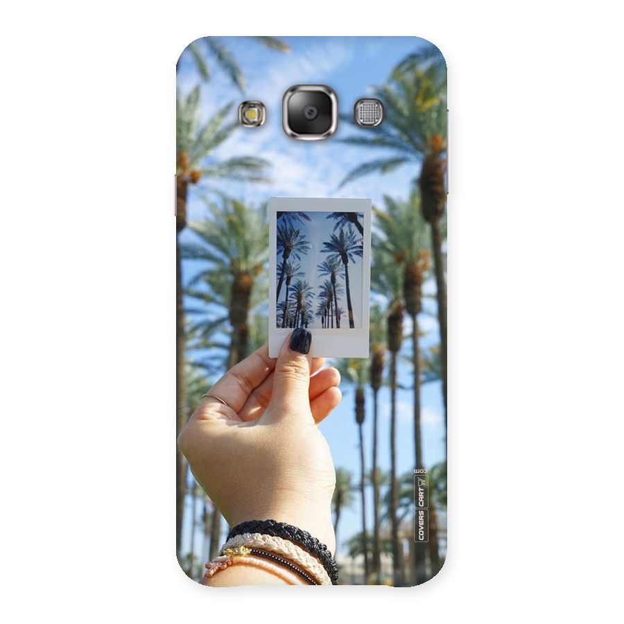 Beach Trees Back Case for Galaxy E7
