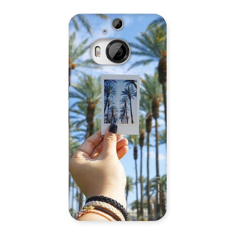 Beach Trees Back Case for HTC One M9 Plus