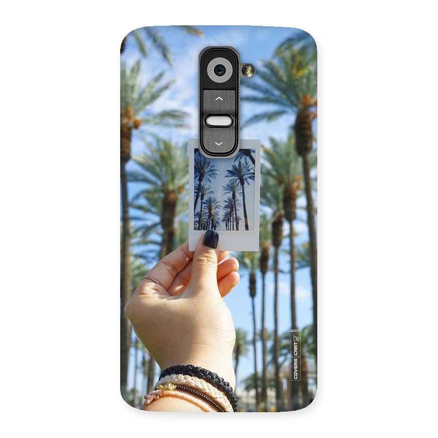 Beach Trees Back Case for LG G2