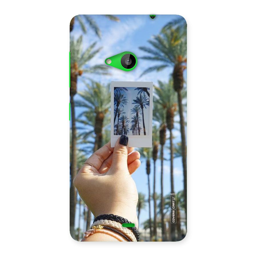 Beach Trees Back Case for Lumia 535