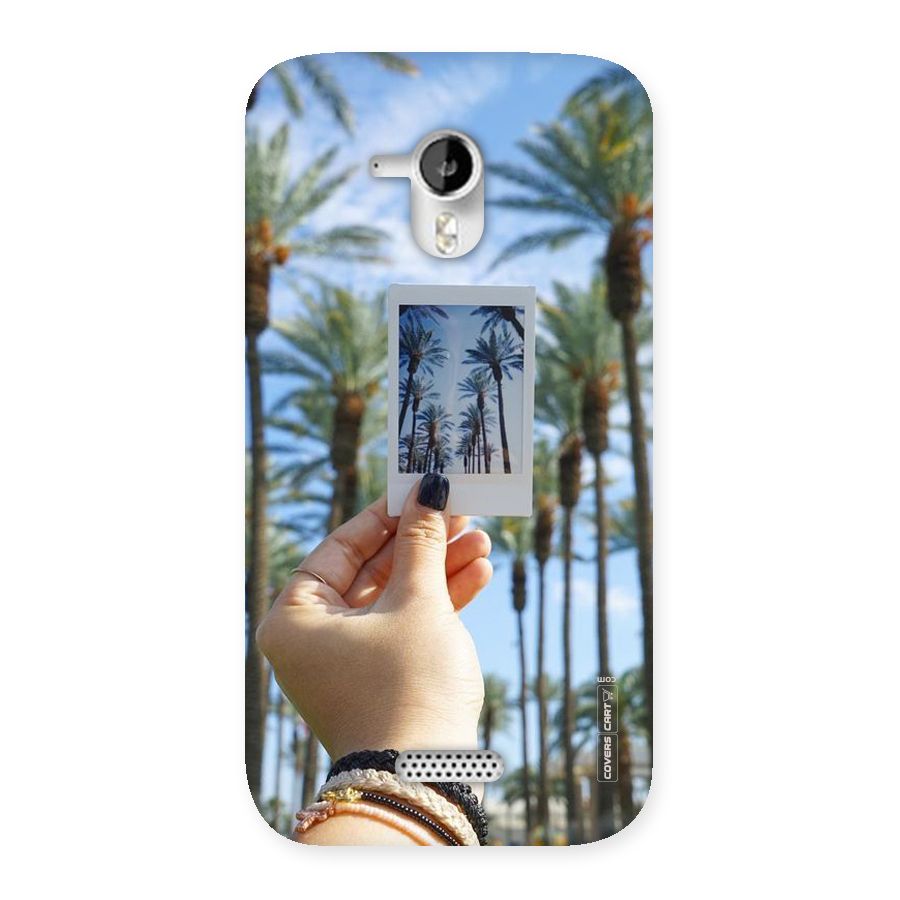 Beach Trees Back Case for Micromax Canvas HD A116