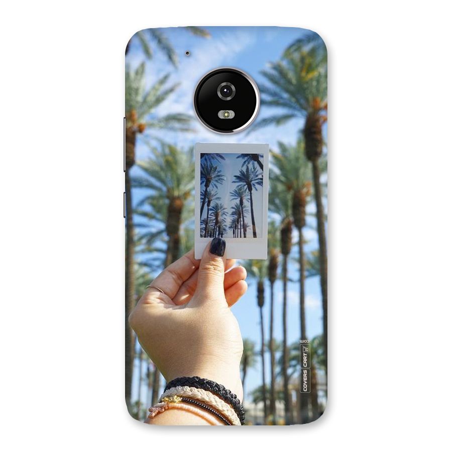 Beach Trees Back Case for Moto G5