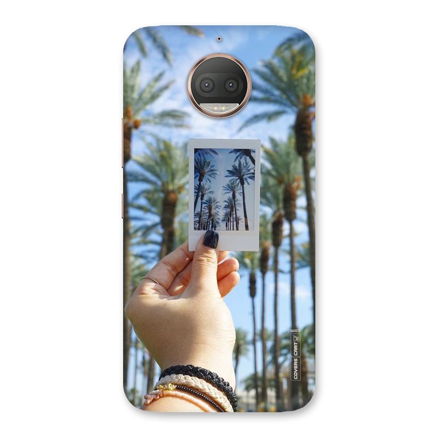 Beach Trees Back Case for Moto G5s Plus